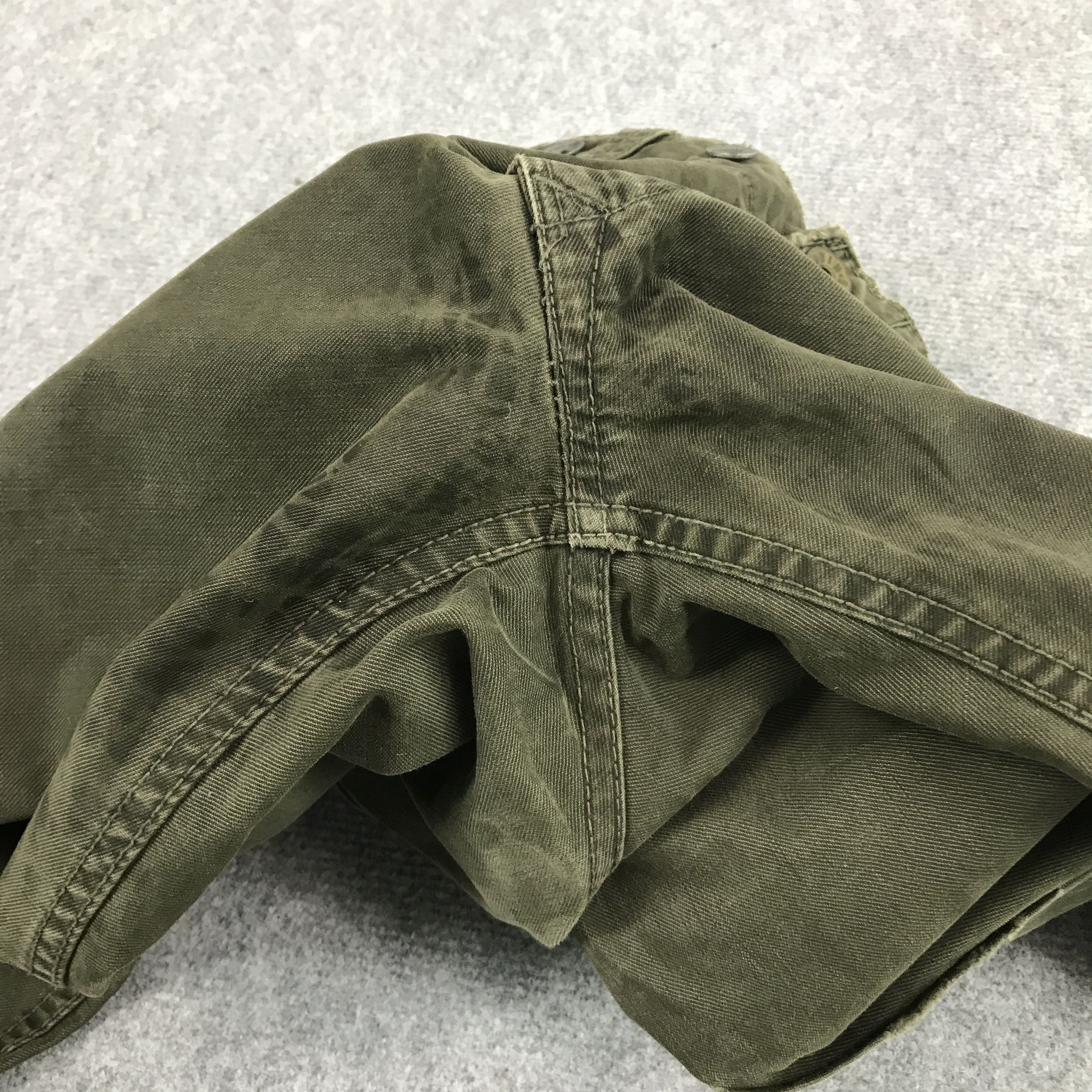 Edwin × Japanese Brand Flared Edwin Japan distressed bootcut style green jean Size US 30 / EU 46 - 8 Thumbnail