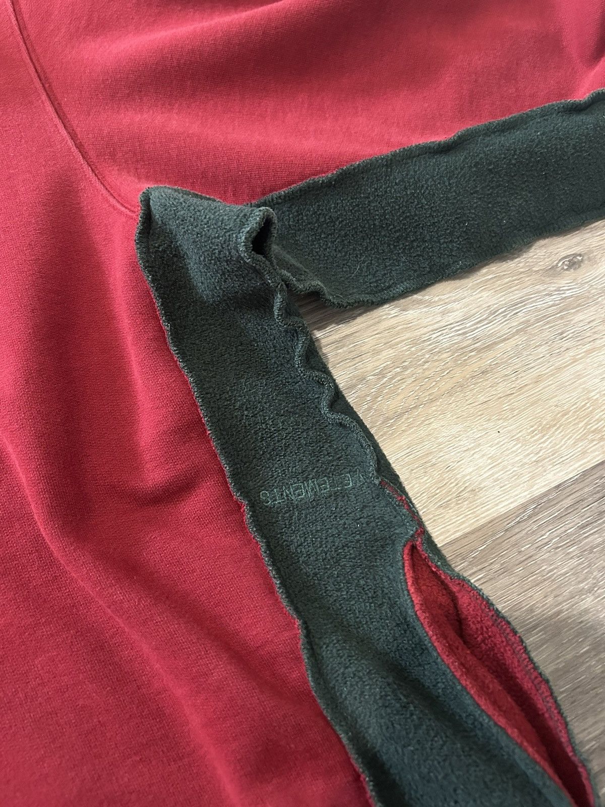 Vetements Rare Vetements Winter 2019 Inside Out Paneled Quarter Zip Size US L / EU 52-54 / 3 - 4 Thumbnail