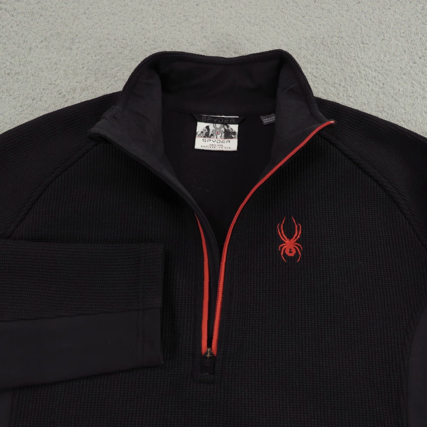 Spyder Spyder Jacket Men Large Black Core Fleece 1/2 Zip Pullover Ski Lodge Sweater Vintage Size US L / EU 52-54 / 3 - 4 Thumbnail
