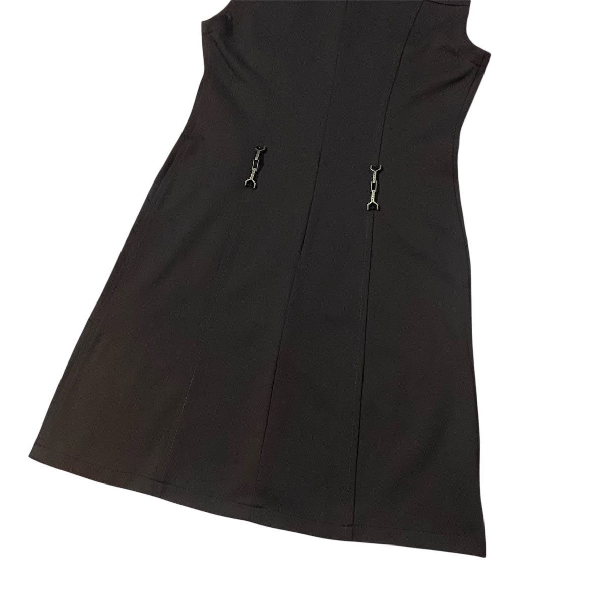 Fendi ‼️LAST DROP‼️Fendi Jeans Brown Sleeveless Dress Minimalist Size S / US 4 / IT 40 - 10 Thumbnail