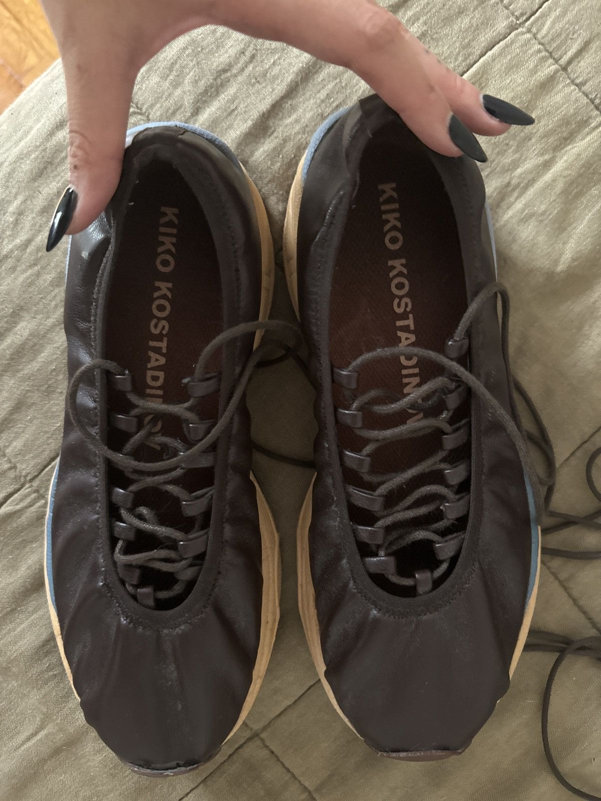 Kiko Kostadinov Kiko Kostadinov Womens Ballet Hybrid Lace Up 'Russet Brown’ Size US 7 / IT 37 - 6 Thumbnail