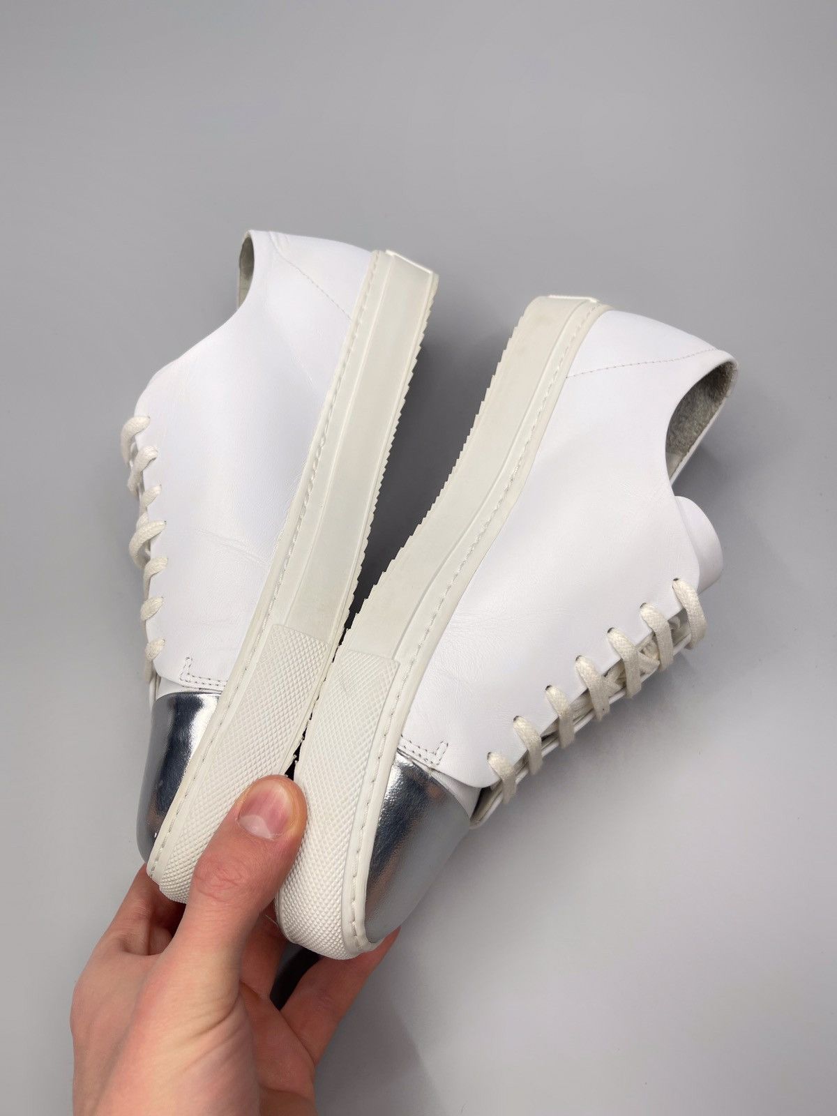 Axel Arigato Axel Arigato Clean 90 Leather Low Top Sneakers Size US 5.5 / EU 38 - 9 Thumbnail