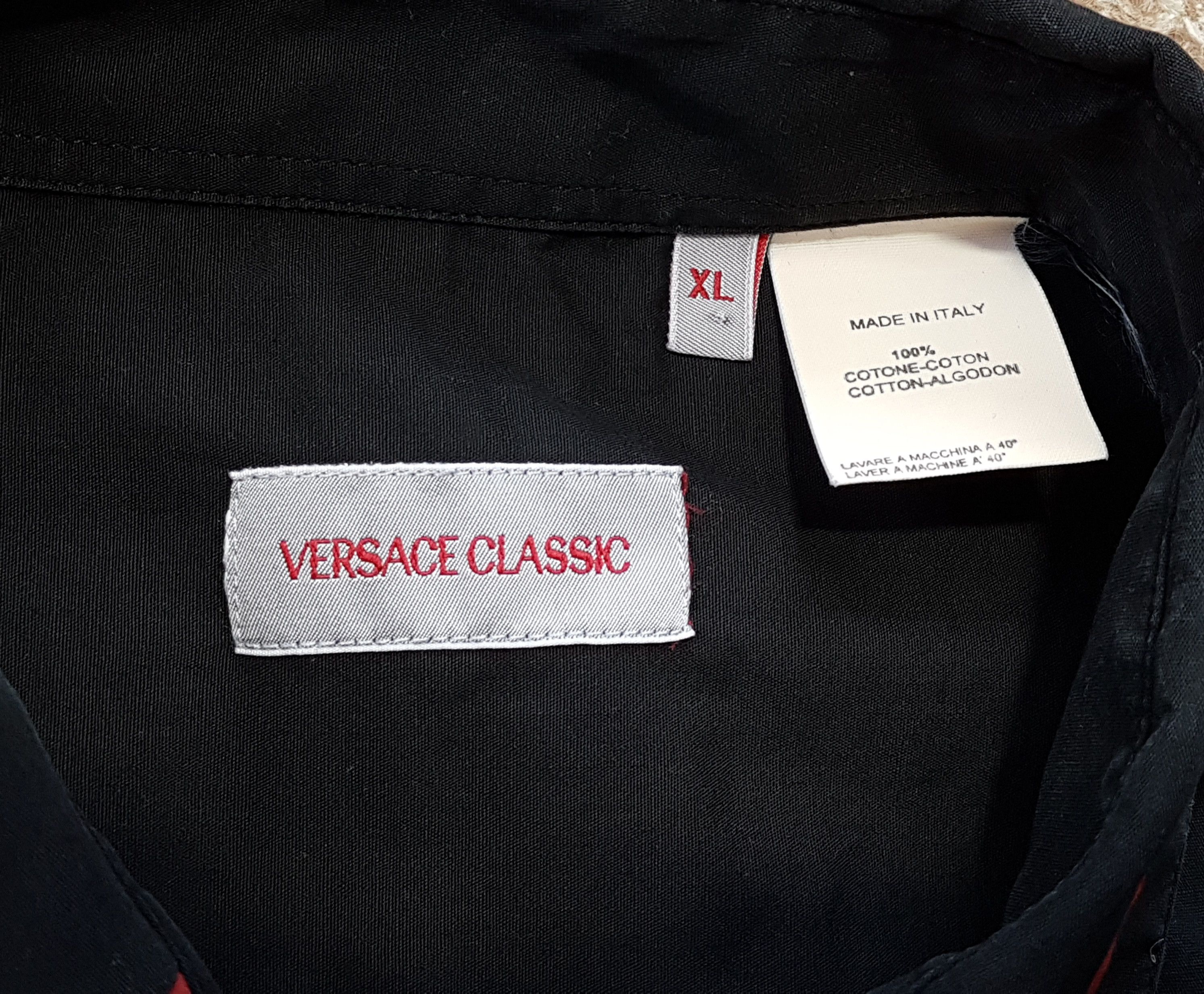 Versace Versace Classic Men's Vintage Shirt made in Italy sz XL Size US XL / EU 56 / 4 - 7 Thumbnail