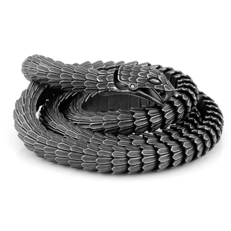 Jewelry Snake Dragon Ouroboros Necklace Size ONE SIZE - 6 Thumbnail