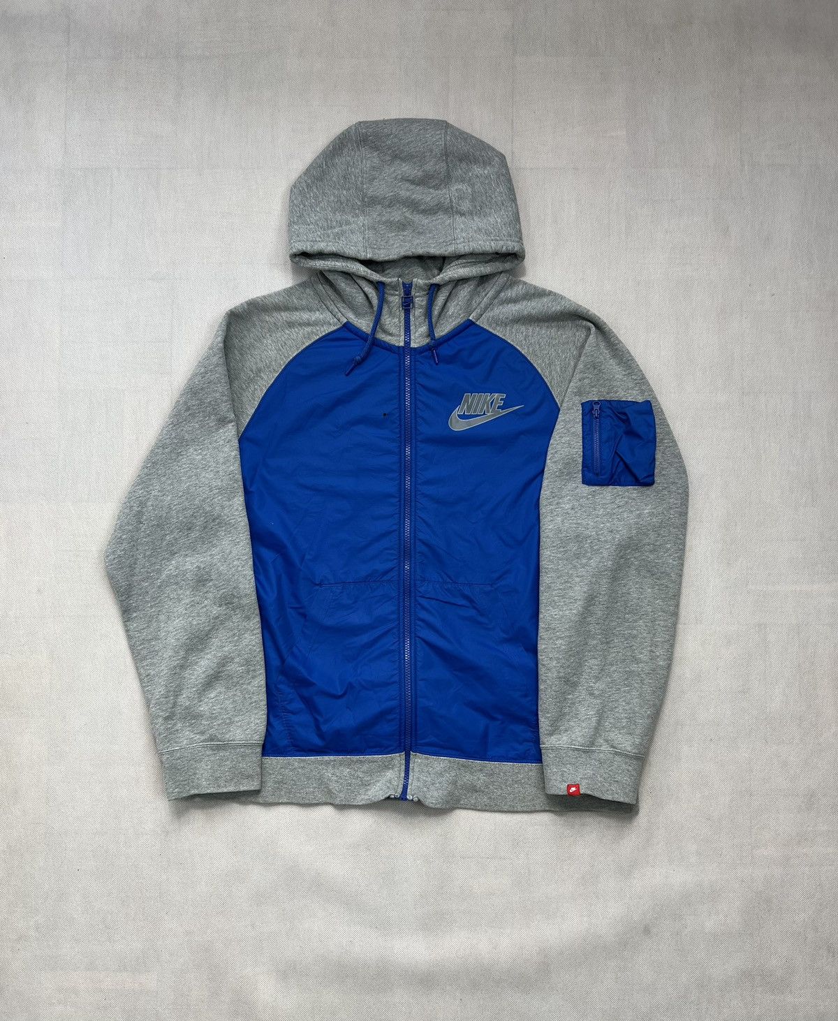 Nike Hoodie Nike grey blue zipped Size US XL / EU 56 / 4 - 1 Thumbnail