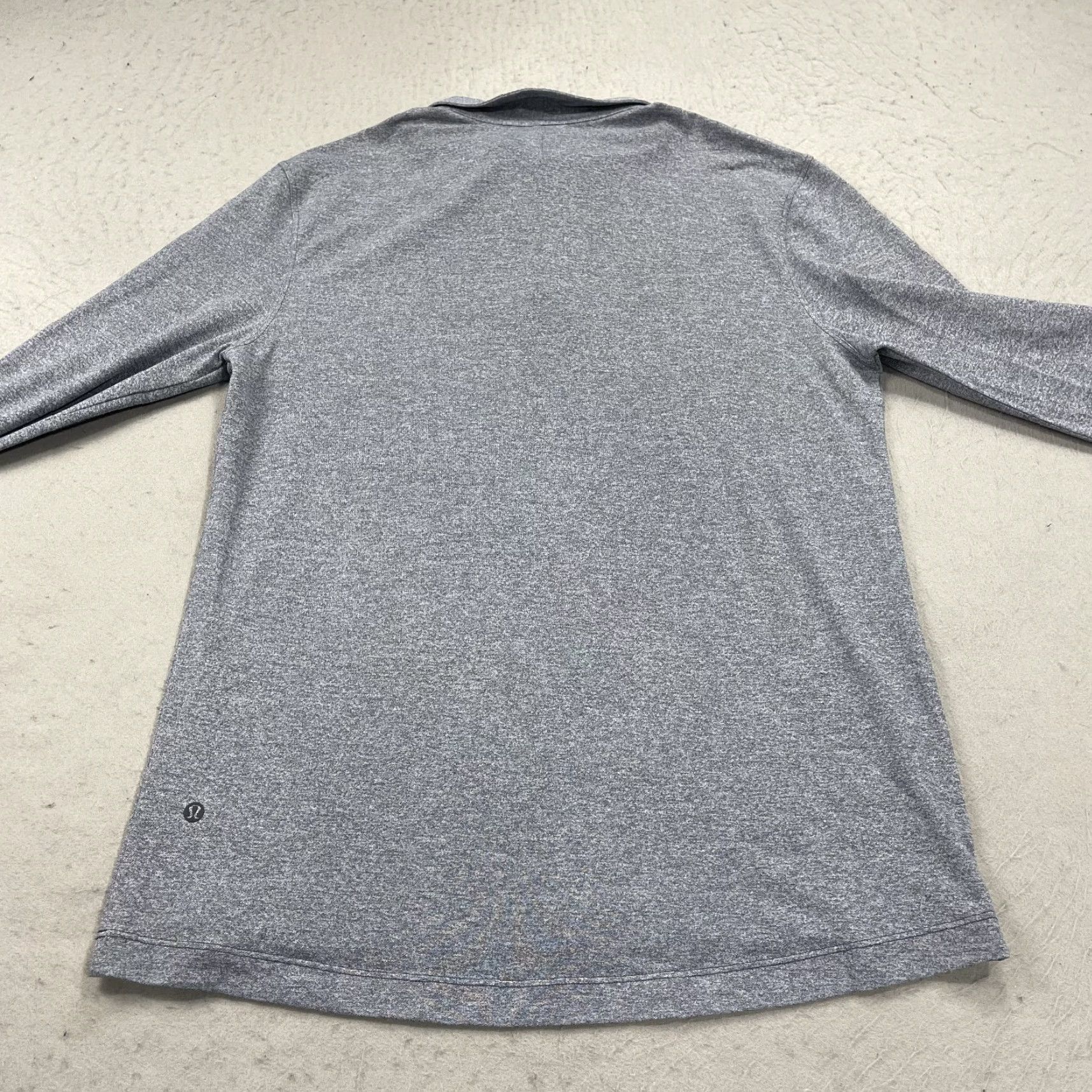 Lululemon Lululemon Polo Shirt Mens Large Blue Heather Evolution Long Sleeve Golf Tennis Size US L / EU 52-54 / 3 - 4 Thumbnail