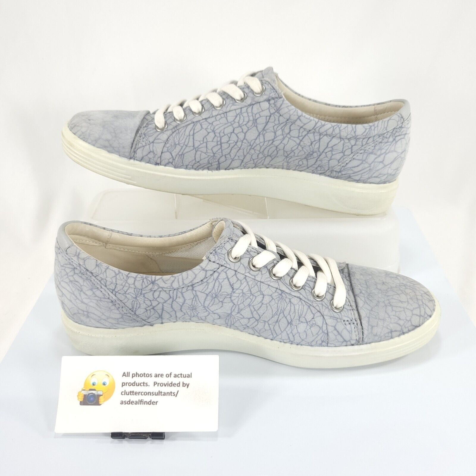 Ecco Ecco Casual Outdoor Sneaker Shoe Womens Size 10 Gray White Size US 10 / IT 40 - 4 Thumbnail