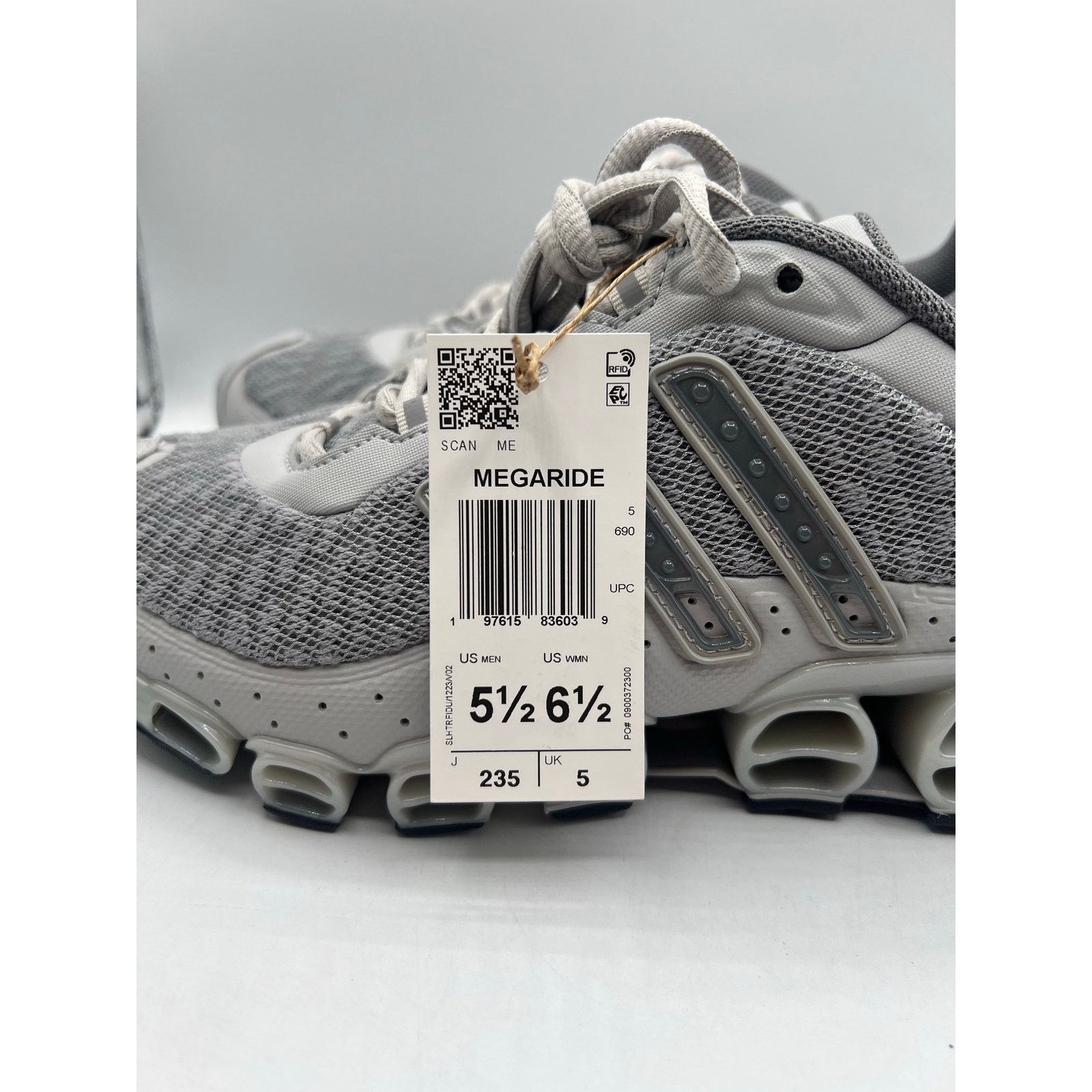 Adidas Adidas a3 Megaride ‘Triple Grey’ size 5.5 men’s Size US 6.5 / IT 36.5 - 7 Thumbnail