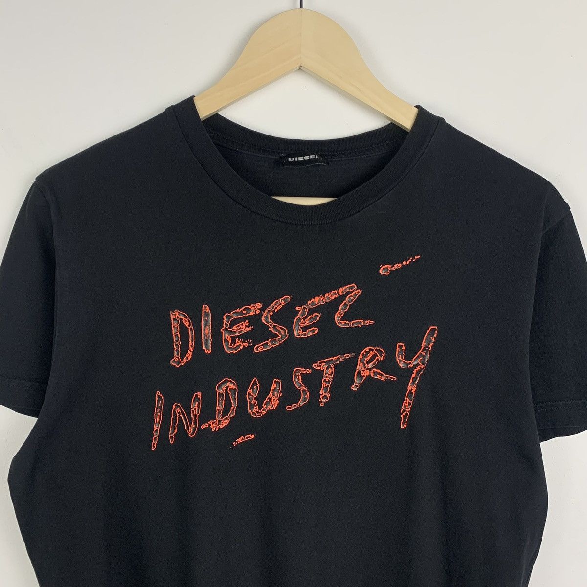 Diesel Men’s Diesel Industry T-Shirt Big Logo Short Sleeve Size L Size US L / EU 52-54 / 3 - 4 Thumbnail