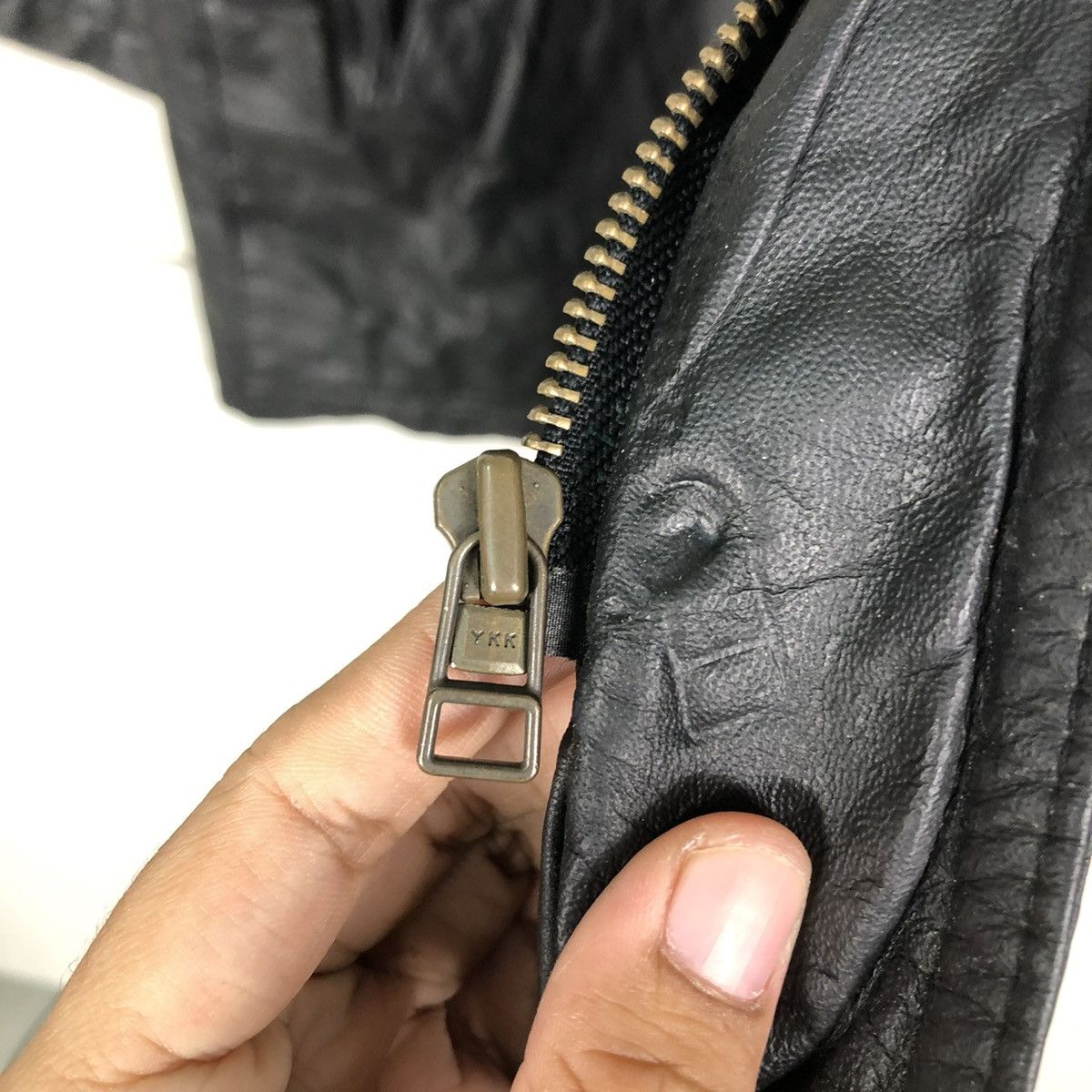 Japanese Brand 🔥VINTAGE BIKER LEATHER JACKET RACER DURANTE JAPAN Size US M / EU 48-50 / 2 - 16 Thumbnail