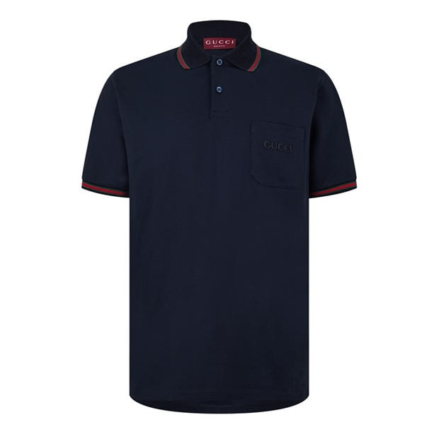 Gucci Web Tip Polo Shirt Size US M / EU 48-50 / 2 - 1 Thumbnail