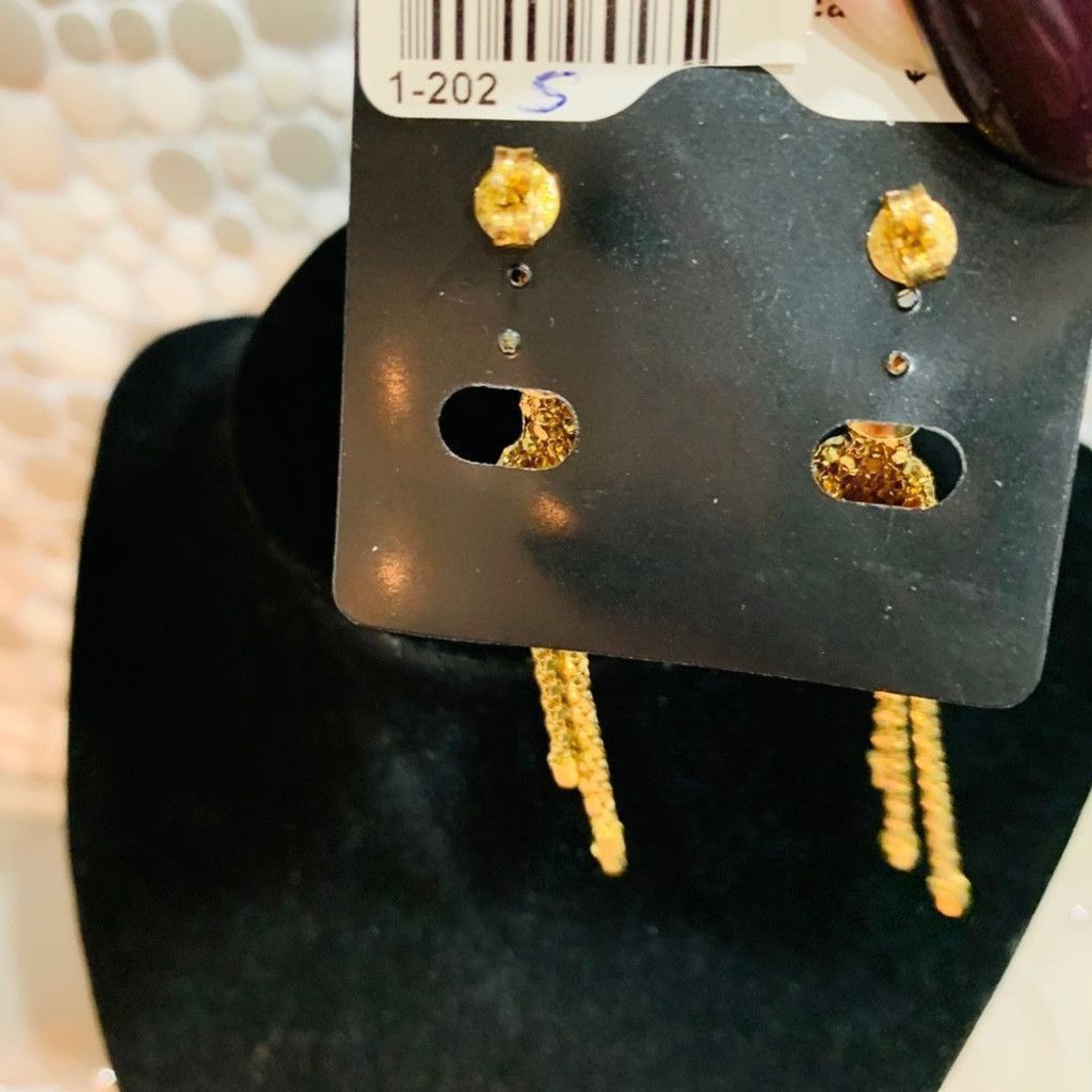 Other SALE !!Sterling Silver 14k Gold Plated BN Earrings Size ONE SIZE - 4 Thumbnail