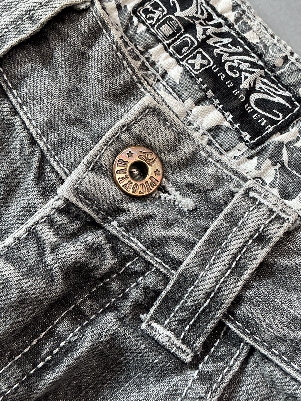 Other Vintage hip hop embroidered denim Size US 30 / EU 46 - 7 Thumbnail