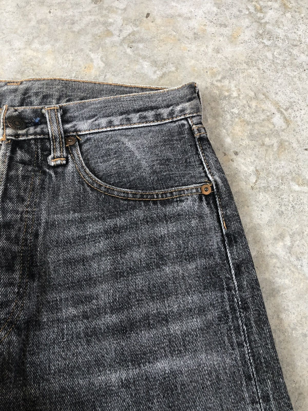 Denime Denime Orizzonti Distressed Jeans Selvedge Denim Size US 30 / EU 46 - 16 Thumbnail