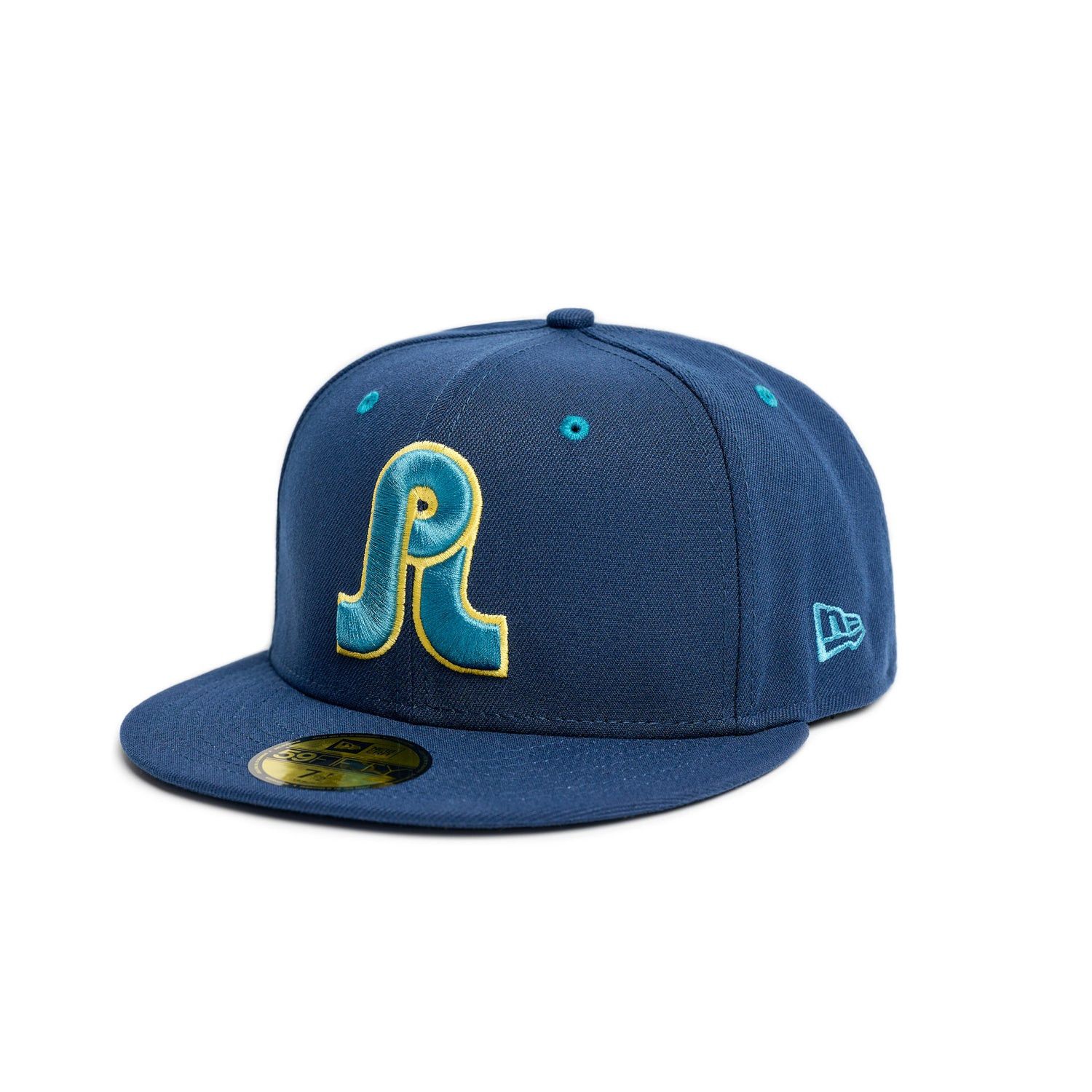 Jiberish PRETTY LIGHTS X JIBERISH NEW ERA 5950 FITTED OCEANSIDE BLUE ...