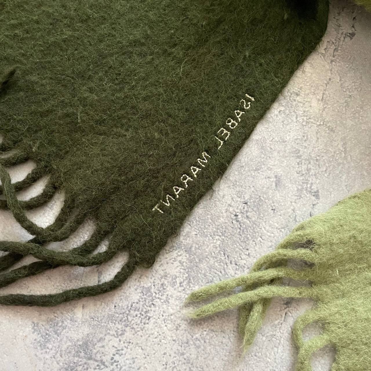 Isabel Marant Isabel Marant Logo Embroidered Scarf Size ONE SIZE - 3 Thumbnail