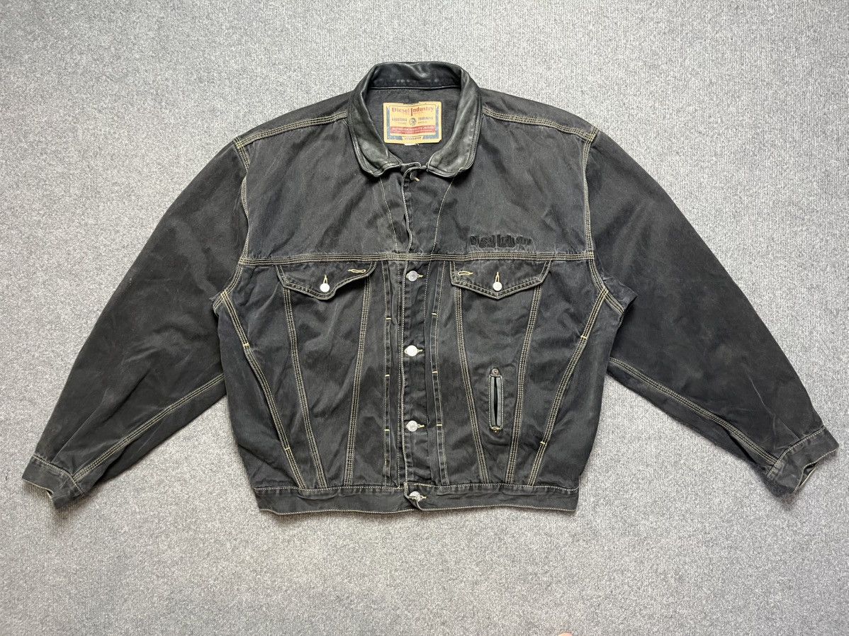 Diesel Vintage diesel denim bomber Size US L / EU 52-54 / 3 - 2 Thumbnail