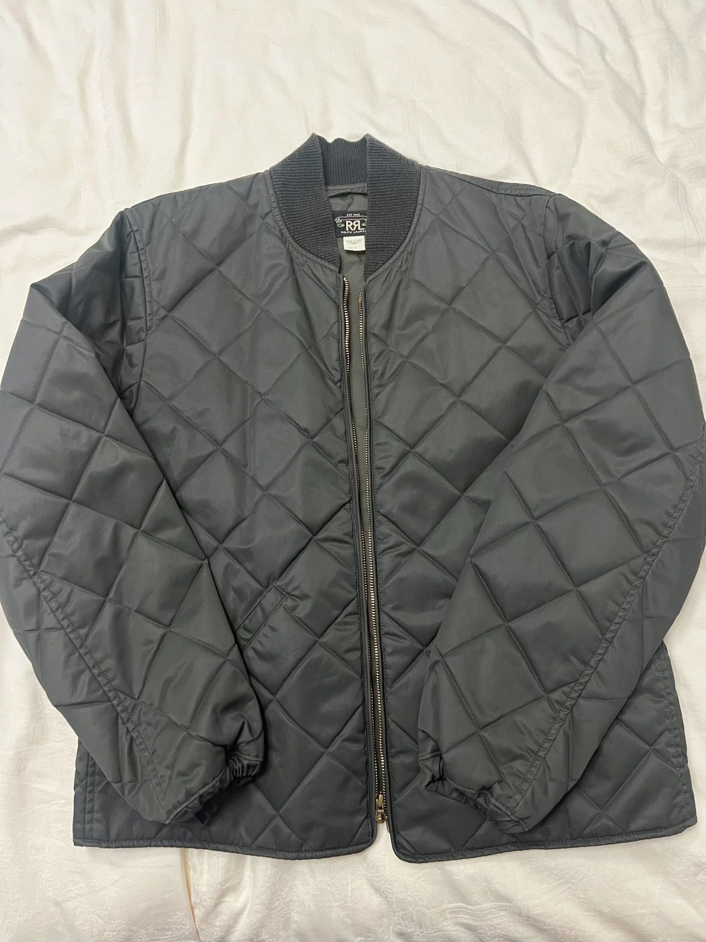 RRL Ralph Lauren RRL Vintage Black Padded Men's Jacket Size US M / EU 48-50 / 2 - 1 Thumbnail