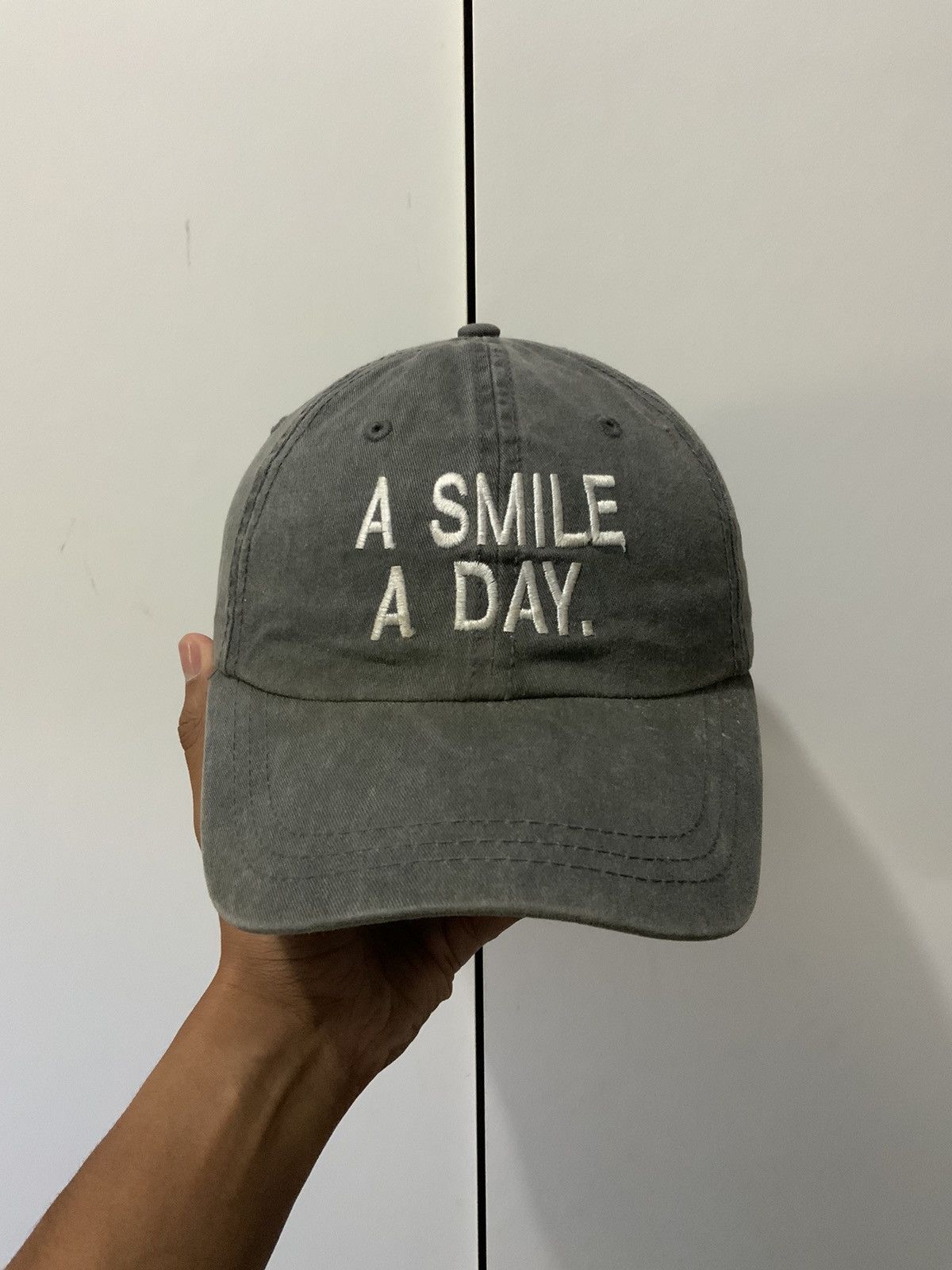 Hat Club A Smile A Day by Sportsman Fade Spellout Hat Size ONE SIZE - 5 Thumbnail