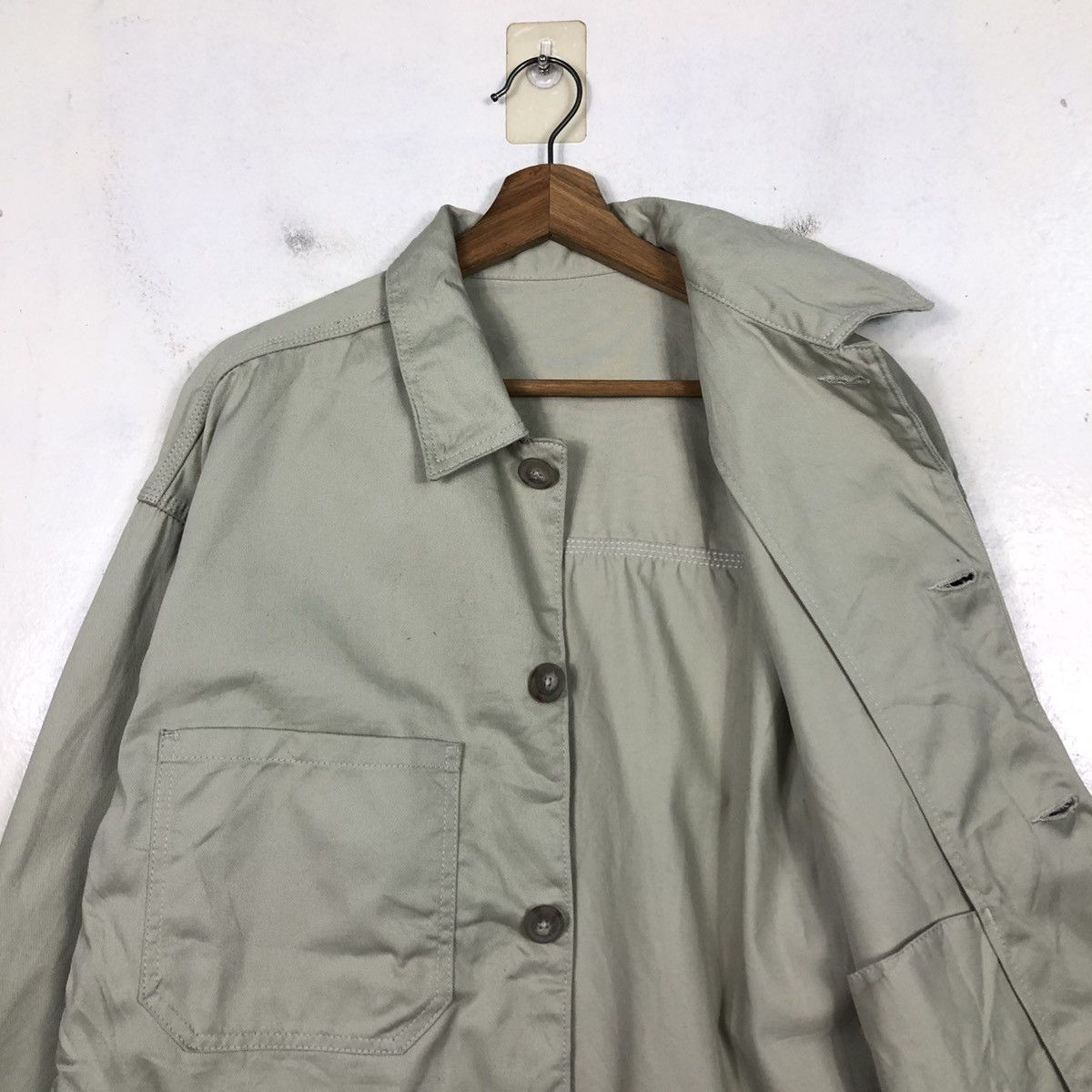 Japanese Brand 📌Vintage Chore Work Jacket GU Japan Issey Miyake Detroit Size US M / EU 48-50 / 2 - 14 Thumbnail