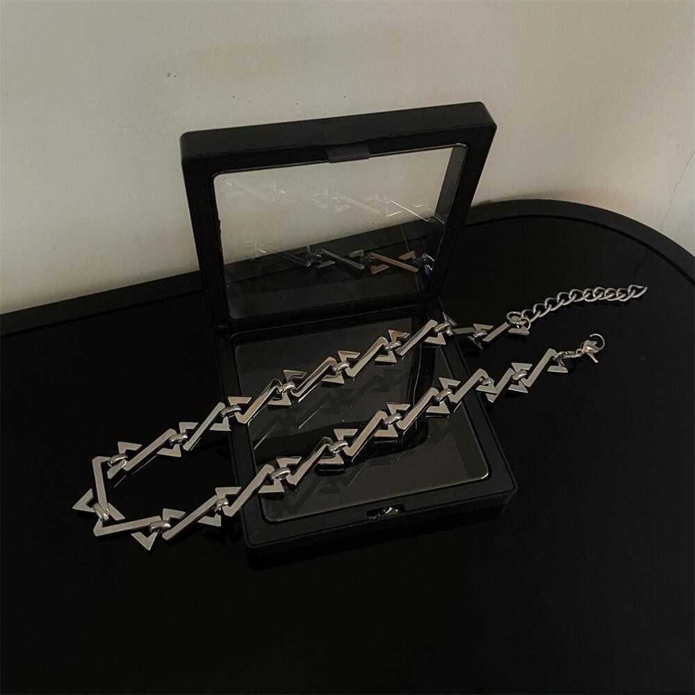 Jewelry Letter Z ChChoker Chain Necklace Size ONE SIZE - 3 Thumbnail
