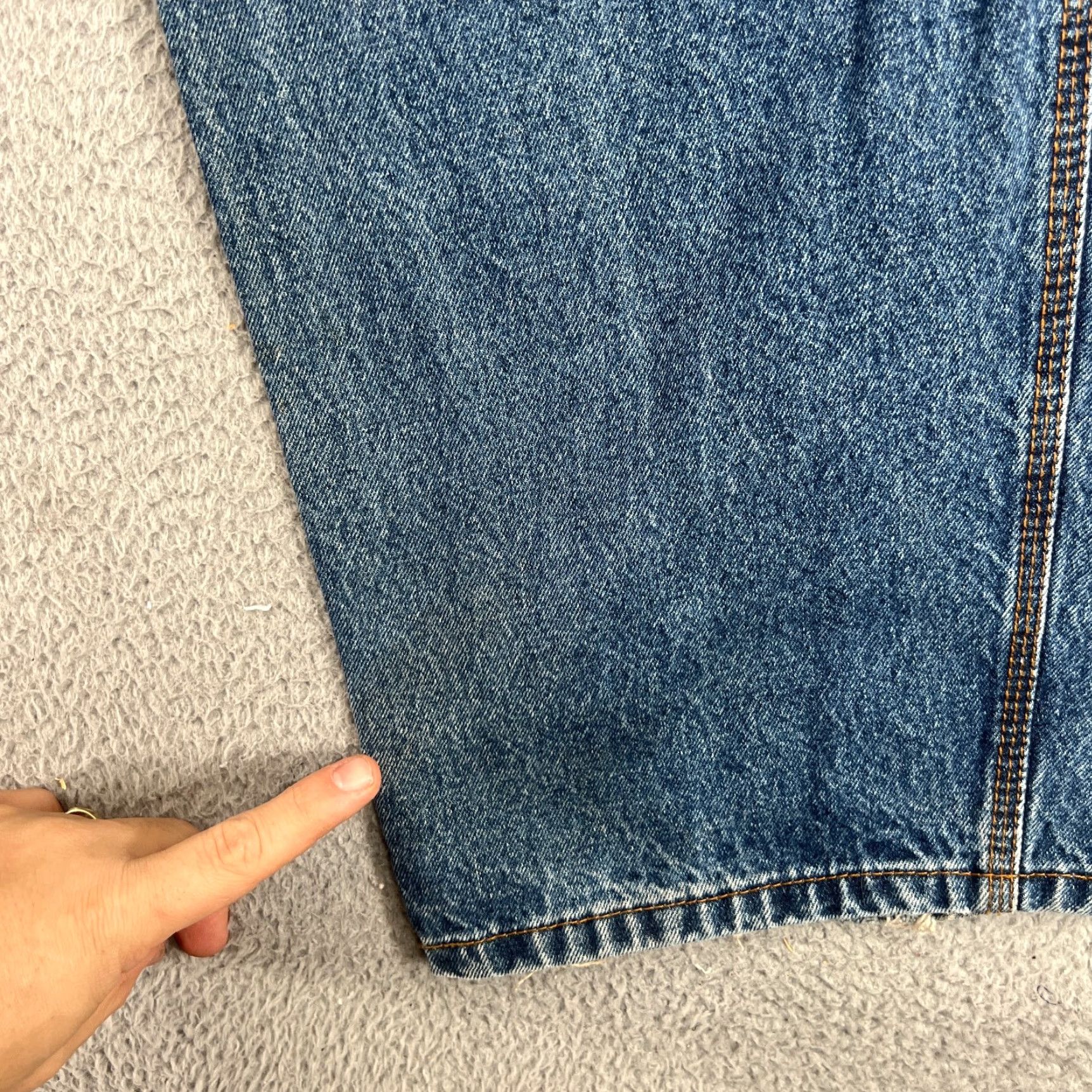 Vintage VTG US Polo Assn Jeans 38x30 Carpenter Wide Leg Baggy Distressed Men Jeans 90s Logo Retro Hip Hop Workwear Blue Denim Short Description Not Included Size US M / EU 48-50 / 2 - 3 Thumbnail