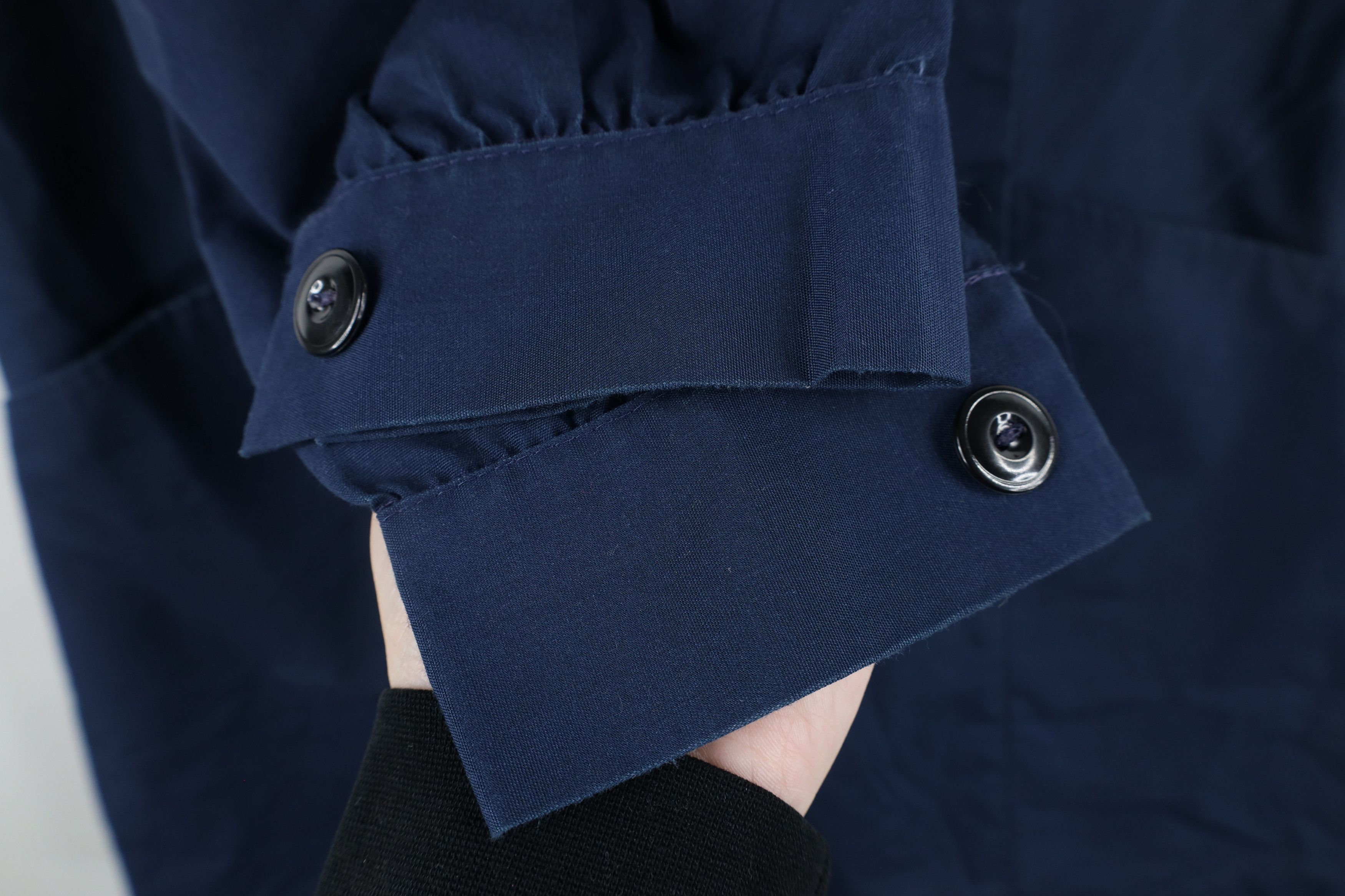Vintage Vintage 50s 60s Uniform Long Sleeve Smock Jacket Blue USA Size M / US 6-8 / IT 42-44 - 6 Thumbnail