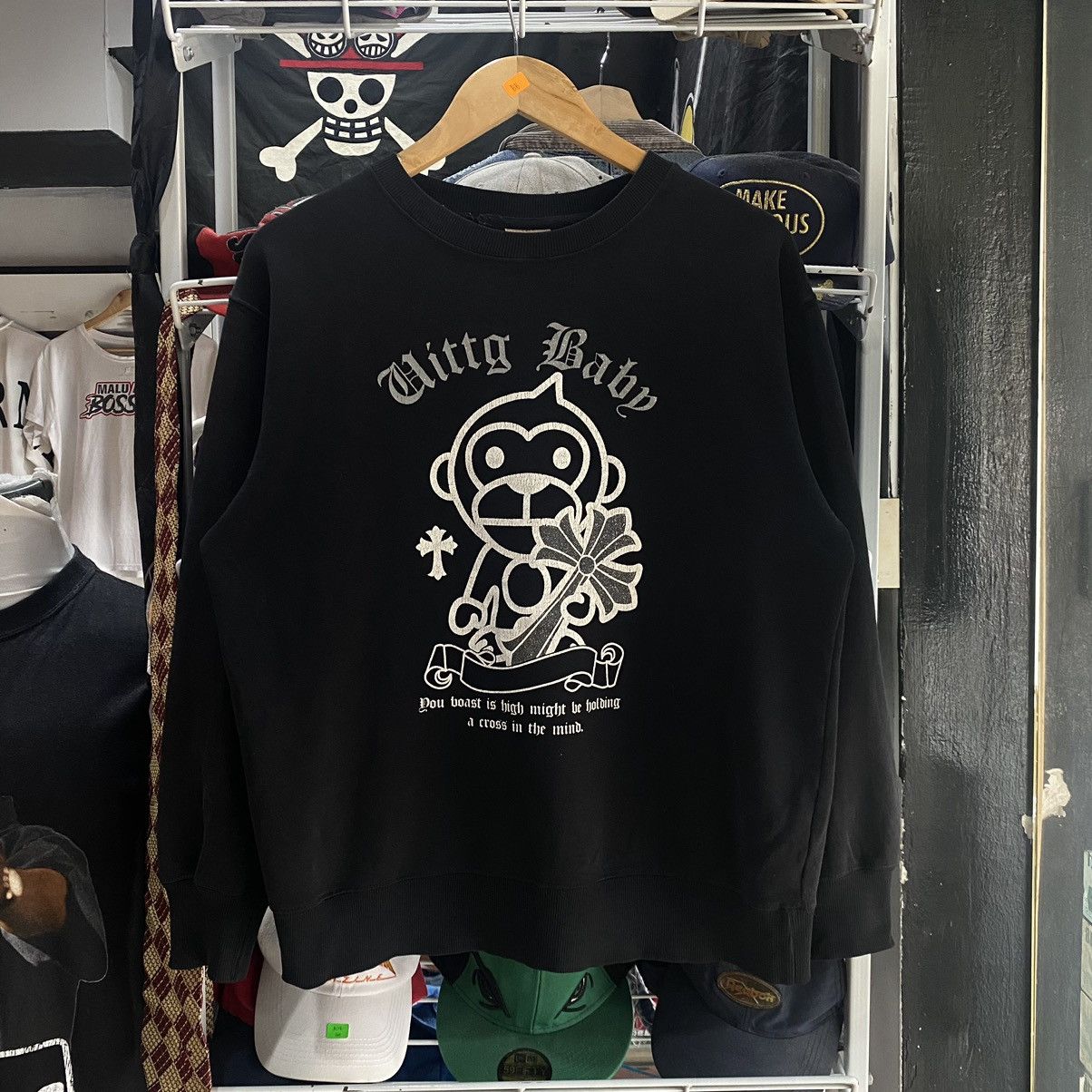 Hysteric Glamour × If Six Was Nine × Japanese Brand Uittg Baby Chrome Hearts Parody Sweatshirts Size US M / EU 48-50 / 2 - 1 Thumbnail