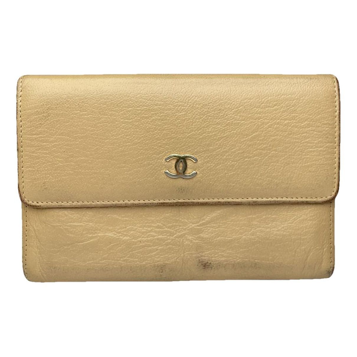 Chanel Timeless/Classique Beige Leather Wallet Size ONE SIZE - 1 Thumbnail