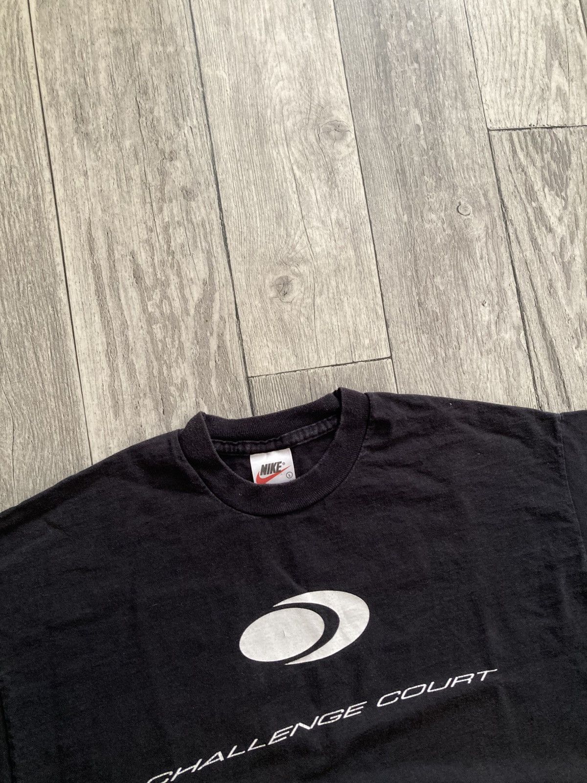 Nike × Vintage Vintage nike challenge court tennis tee tshirt L y2k drip Size US L / EU 52-54 / 3 - 5 Thumbnail