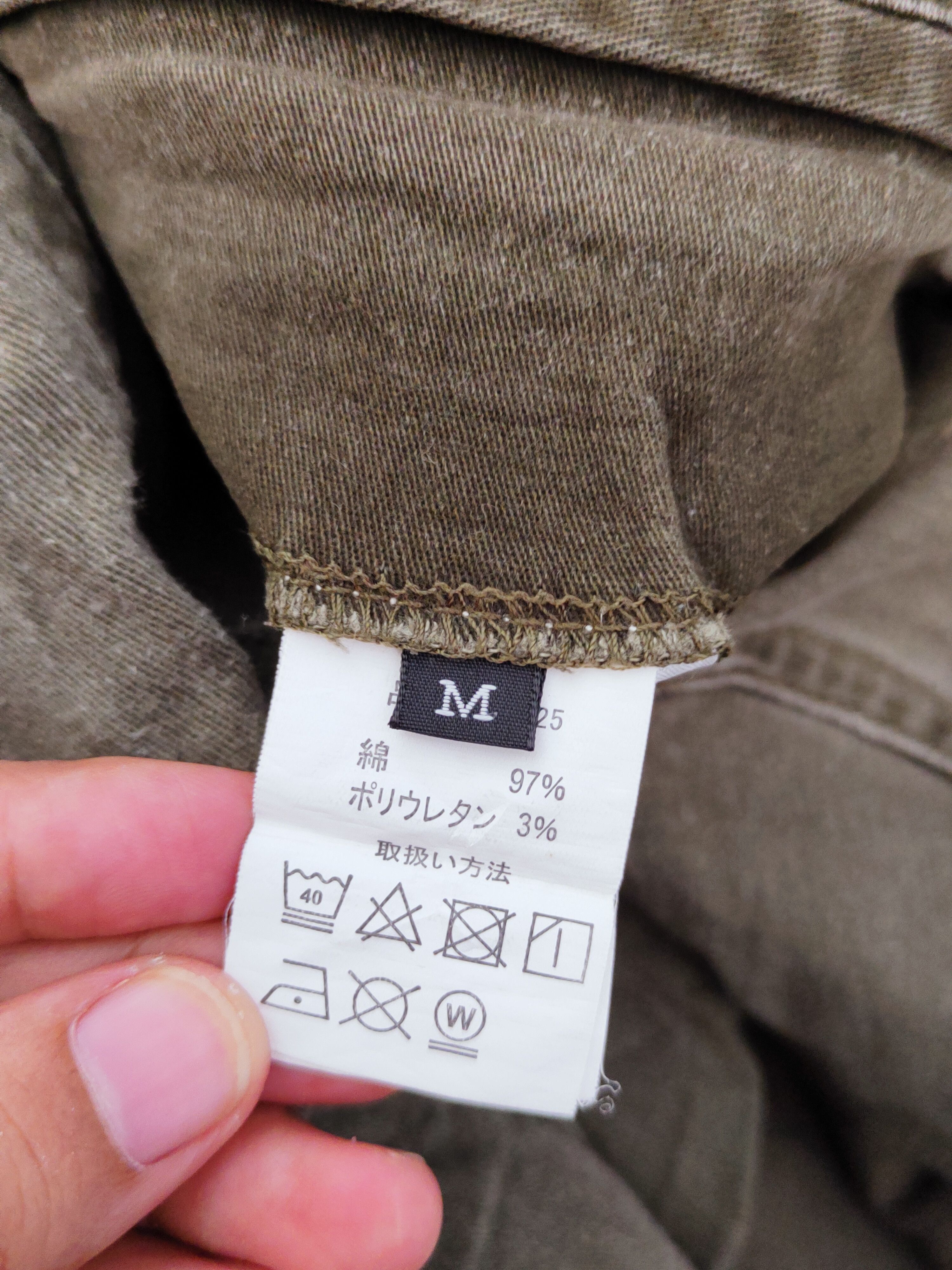 Japanese Brand Geride Olive Multipocket Tactical Cargo Pants #W902 Size US 31 - 13 Thumbnail