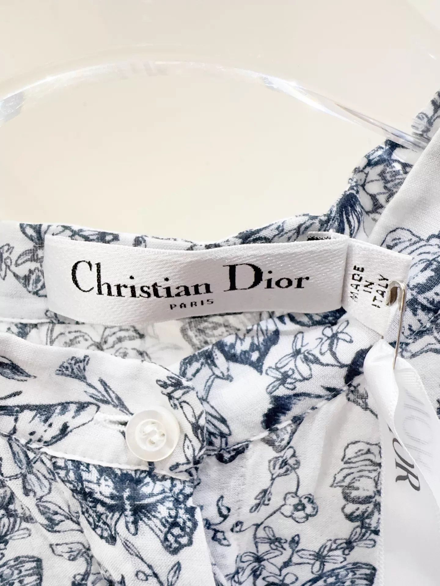 Dior Dior Butterfly Shirt 25 Early Spring F36 Size XS / US 0-2 / IT 36-38 - 3 Thumbnail