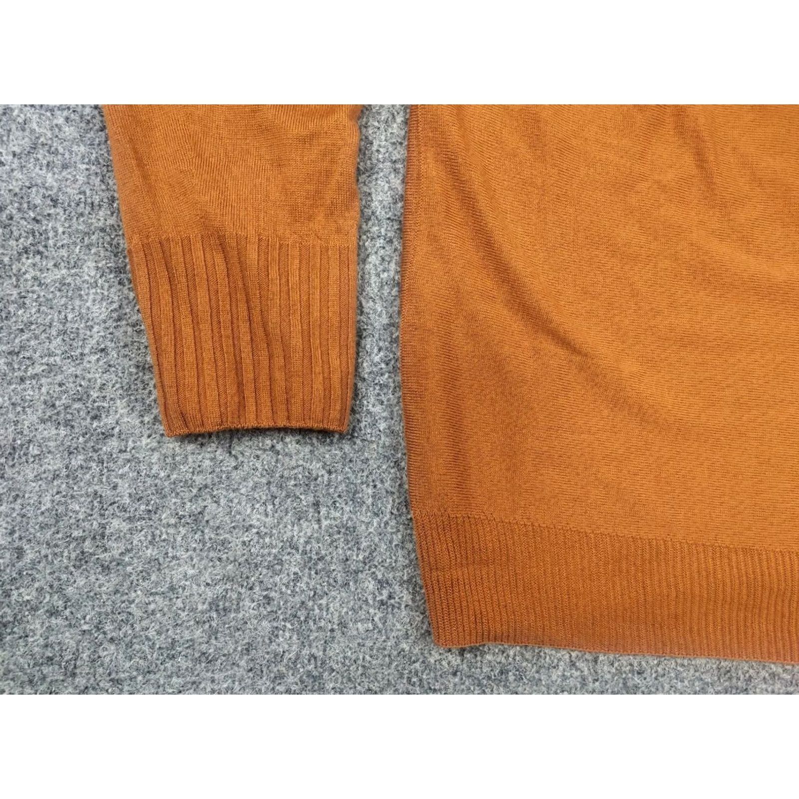 Vintage VINTAGE Oska German Design Light loose-fitting orange fabric blend minimalistic sweater Size M / US 6-8 / IT 42-44 - 4 Thumbnail