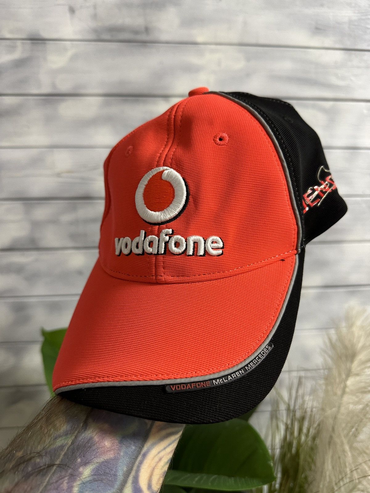 Mercedes-Benz Rare Cap Racing McLaren Mercedes Vodafone Jenson Size ONE SIZE - 1 Thumbnail