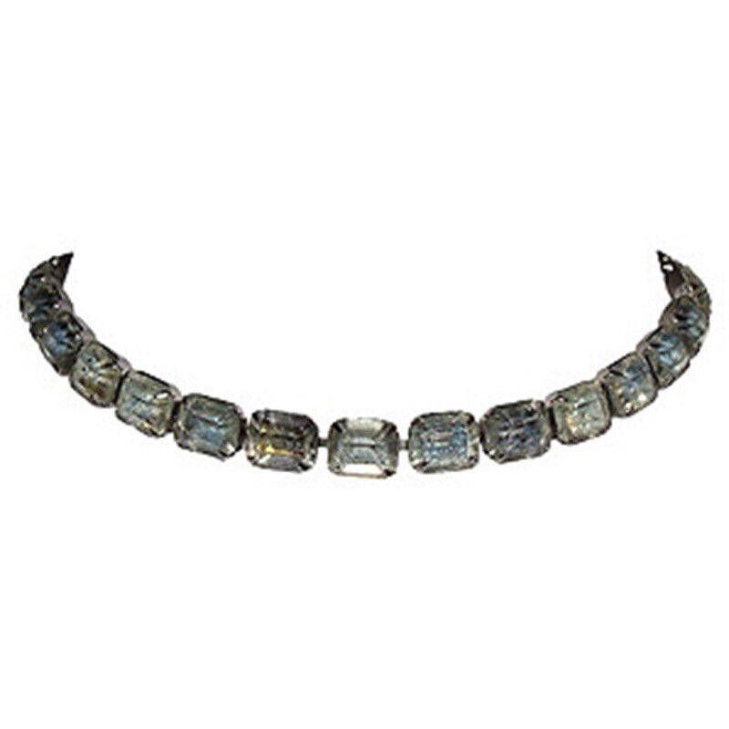 Stormy Kromer Kramer Cushion Cut Rhinestone Necklace Size ONE SIZE - 1 Thumbnail