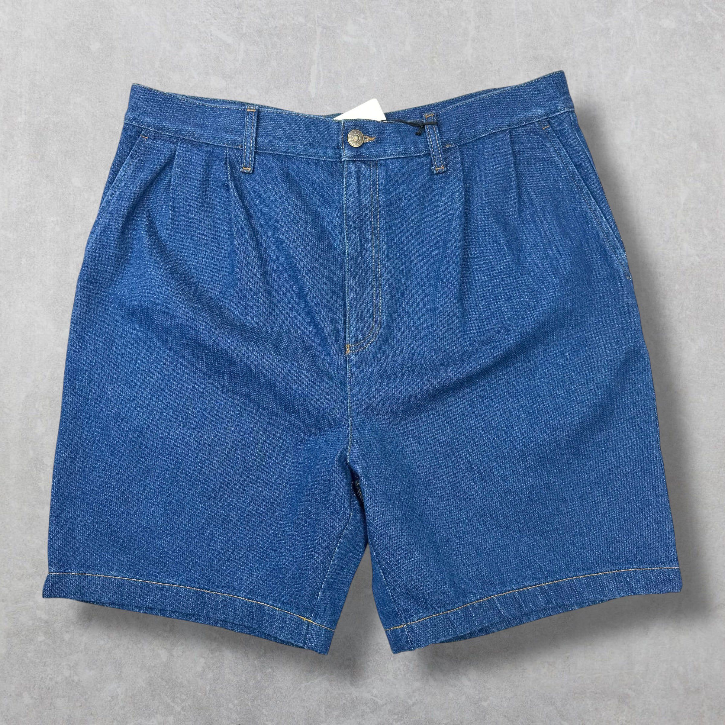 Gucci Gucci Embroidered Broken Twill Denim Shorts 38 (54) Size US 38 / EU 54 - 2 Thumbnail