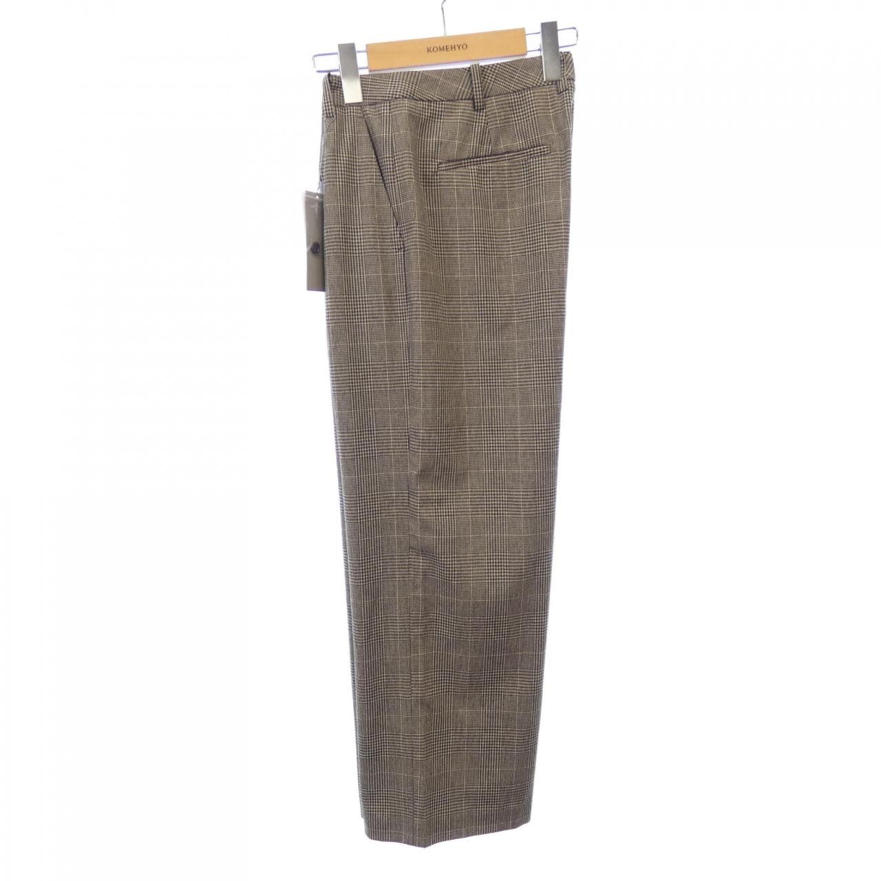 Theory Theory luxe Check Pants Cotton Pants 03-0306426 DUTY FREE for USA