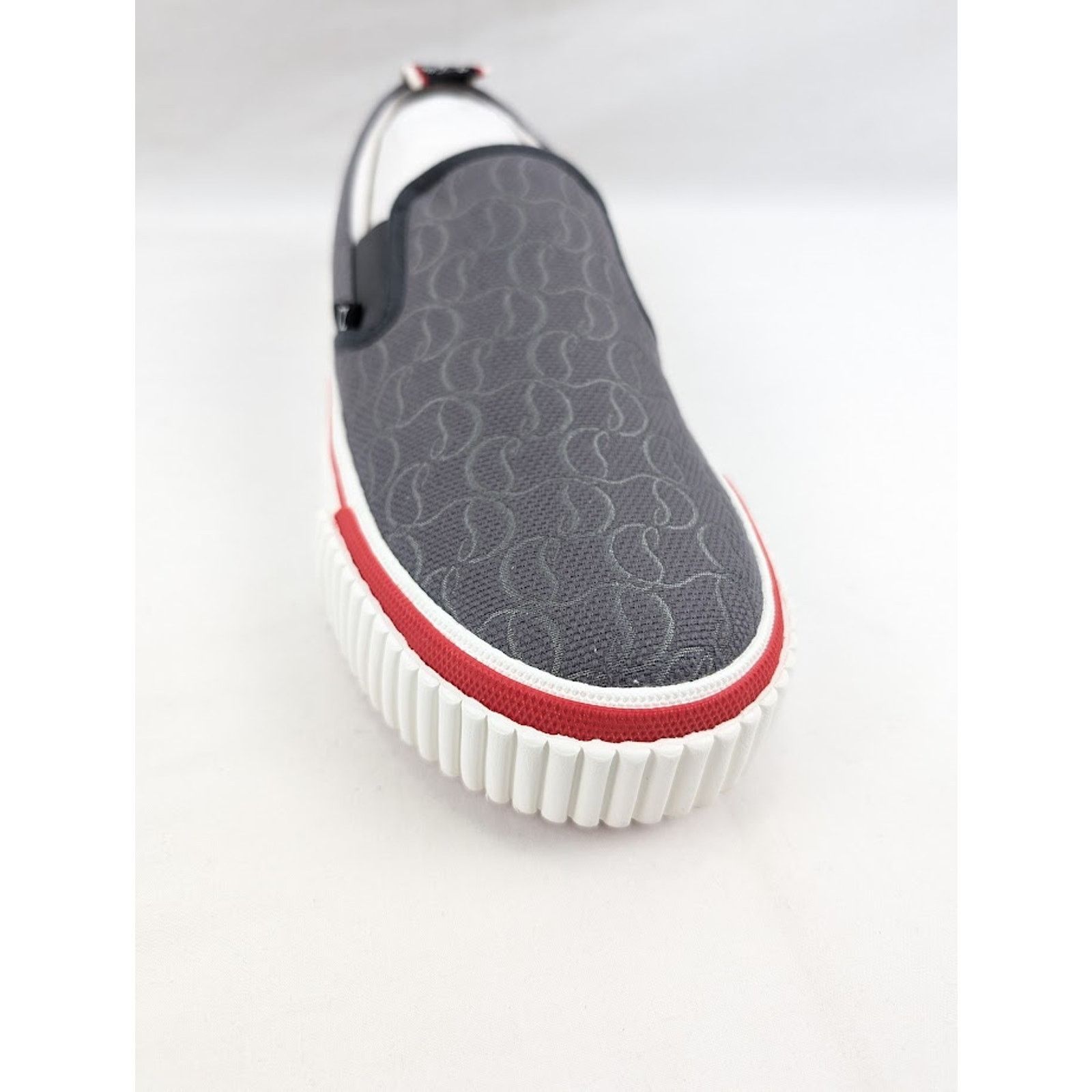Christian Louboutin o1rshd1 Pedro Boat Flat Sneakers in Smoky Size US 12.5 / EU 45-46 - 5 Thumbnail