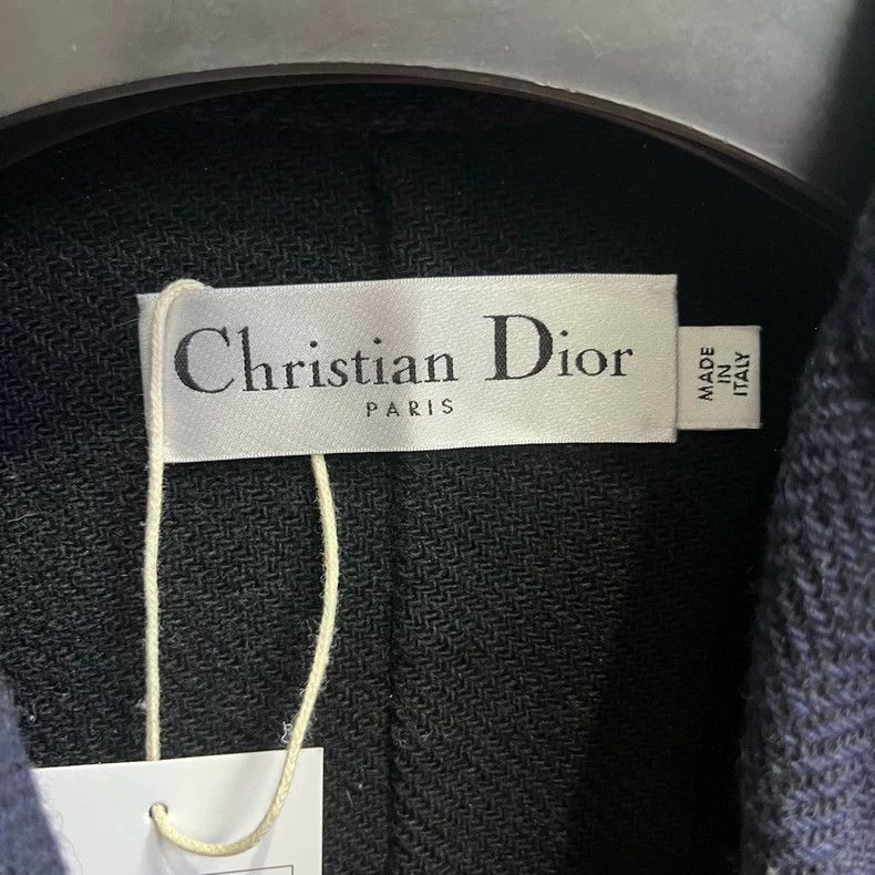 Dior Dior Navy DoubleBreasted Wool Jacket-2506 Size US M / EU 48-50 / 2 - 2 Thumbnail