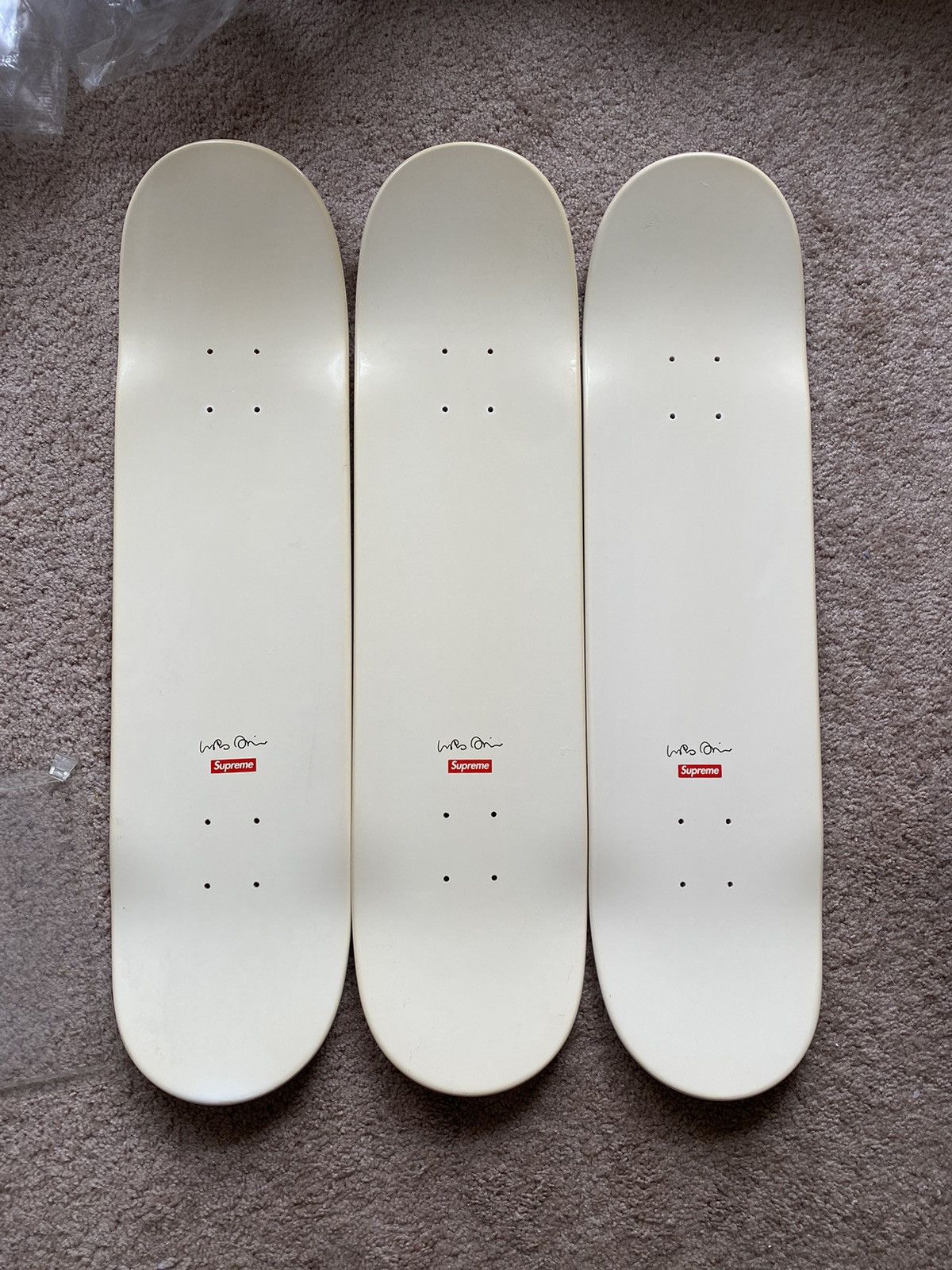 Supreme Supreme Urs Fischer skate deck set toasted fried baked Size ONE SIZE - 16 Thumbnail