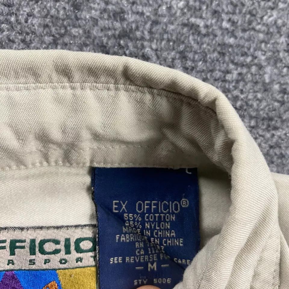 ExOfficio Exofficio Shirt Women's Medium Top Button Up Travel Hiking Size M / US 6-8 / IT 42-44 - 4 Thumbnail