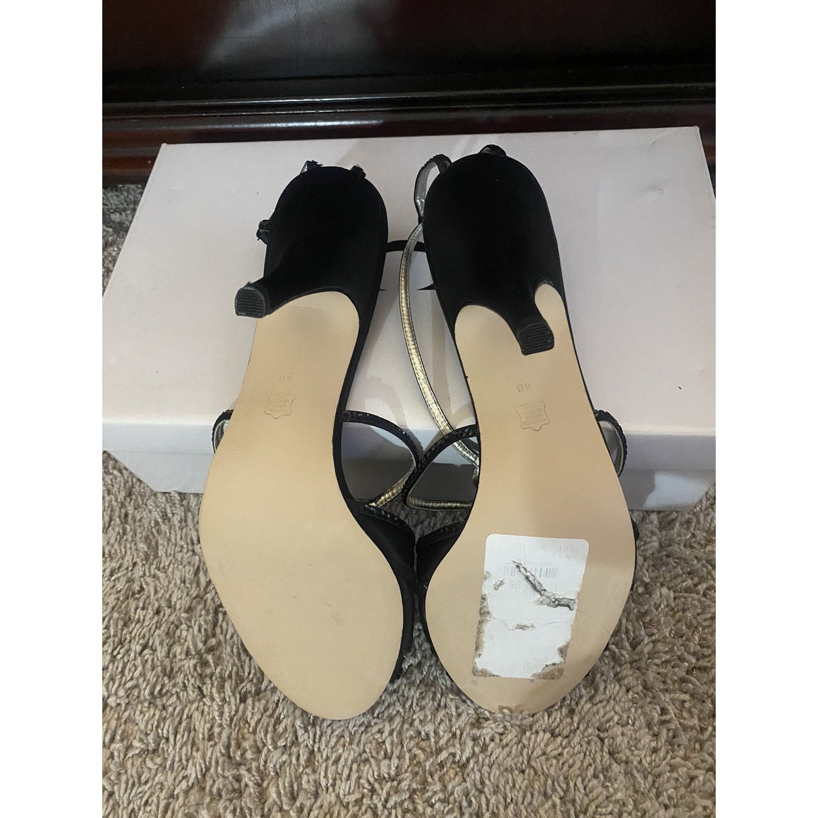 & Other Stories Caparros Women Open Toes Sequen blk sz 8 Size US 8 / IT 38 - 4 Thumbnail