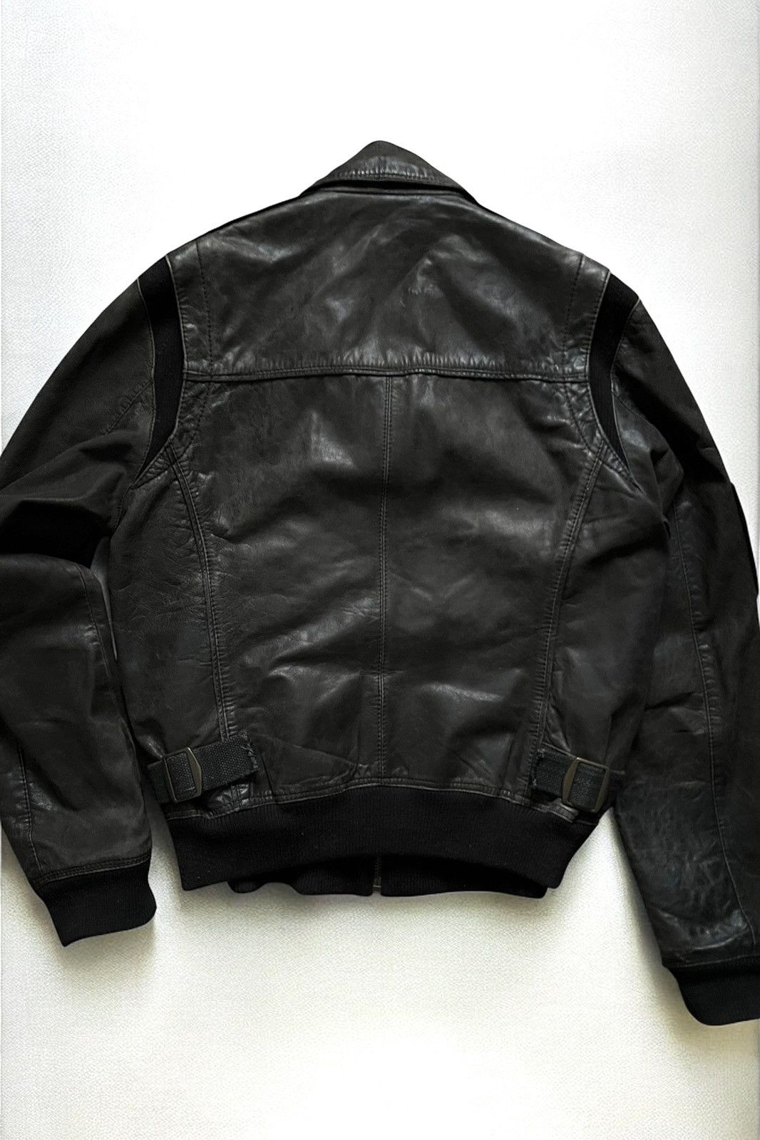 Dolce & Gabbana AW2006 Dolce & Gabbana Tactical Webbing Leather Bomber Size US L / EU 52-54 / 3 - 3 Thumbnail