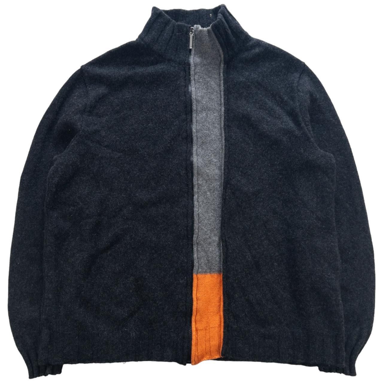 Vintage Moschino Jeans Knit Zip Up Jumper Size L
