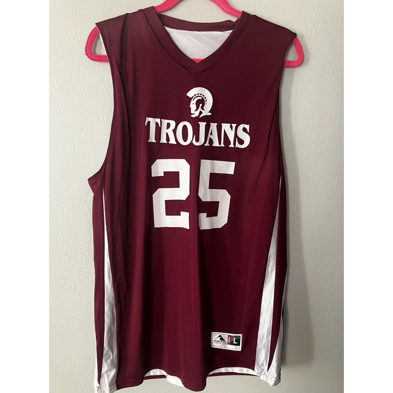 Nike Trojans College Basketball #25 Jersey Size L REVERSABLE Size US L / EU 52-54 / 3 - 2 Thumbnail