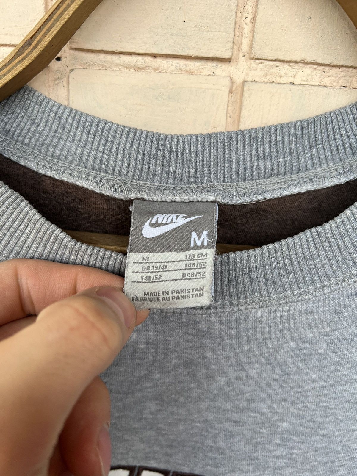 Nike × Vintage Vintage Nike Air Sweatshirt Big Logo Size S Size US S / EU 44-46 / 1 - 3 Thumbnail
