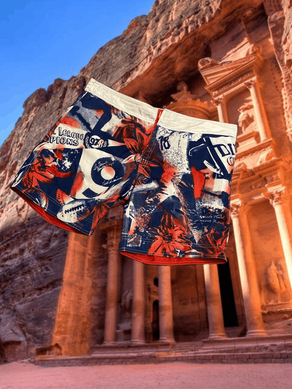 Diesel reversible shorts print DIESEL vintage Y2K logo streetwear Size US 36 / EU 52 - 1 Thumbnail