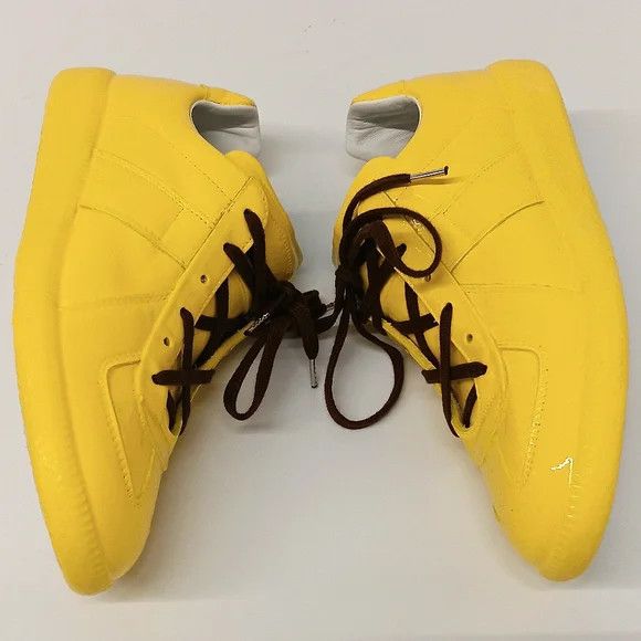 Maison Margiela Maison Margiela Yellow Patent The Replica Low Sneakers -EU39 Size US 9 / IT 39 - 4 Thumbnail