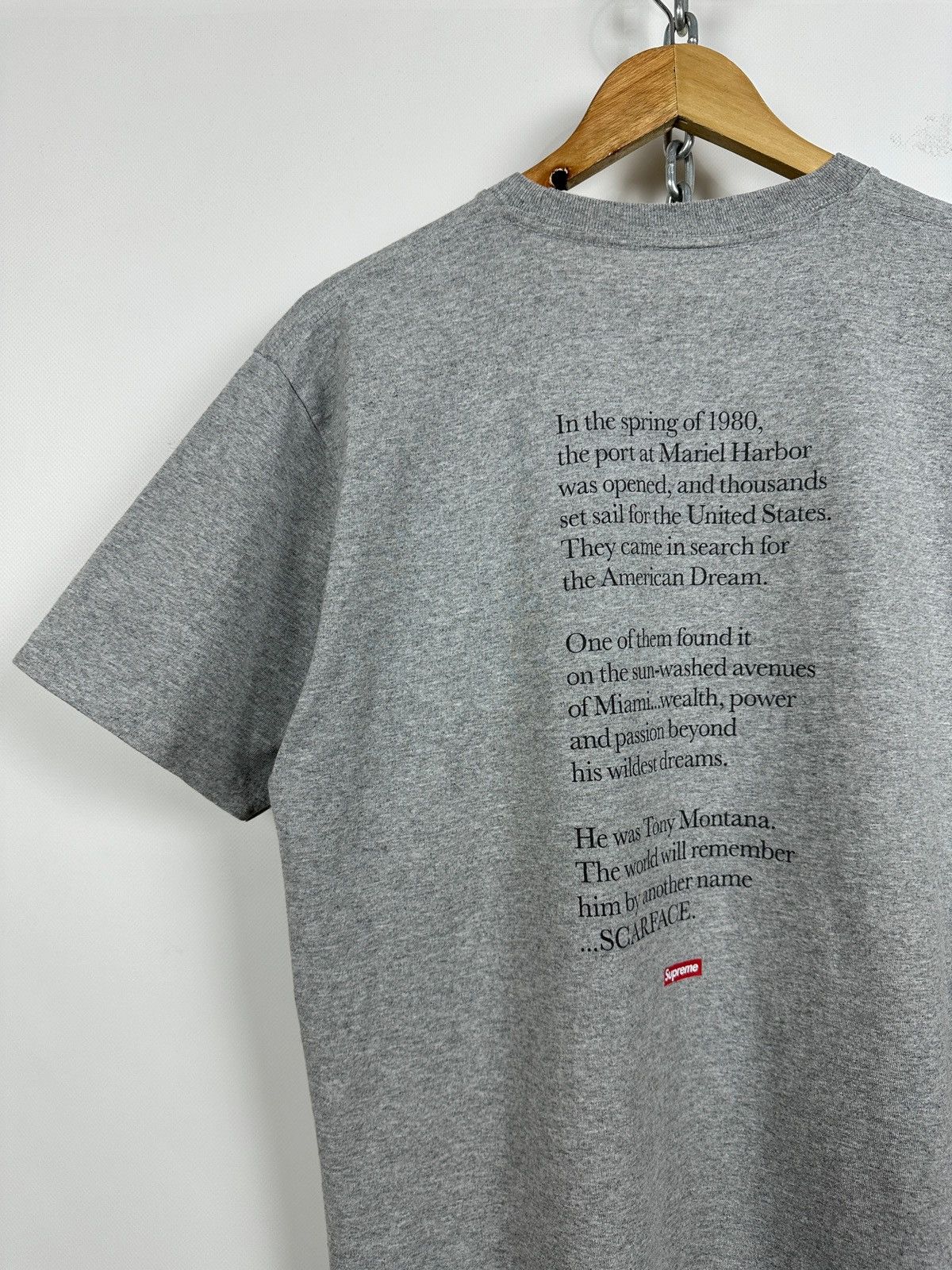 Supreme Supreme Scarface Grey T-Shirt Size US M / EU 48-50 / 2 - 12 Thumbnail