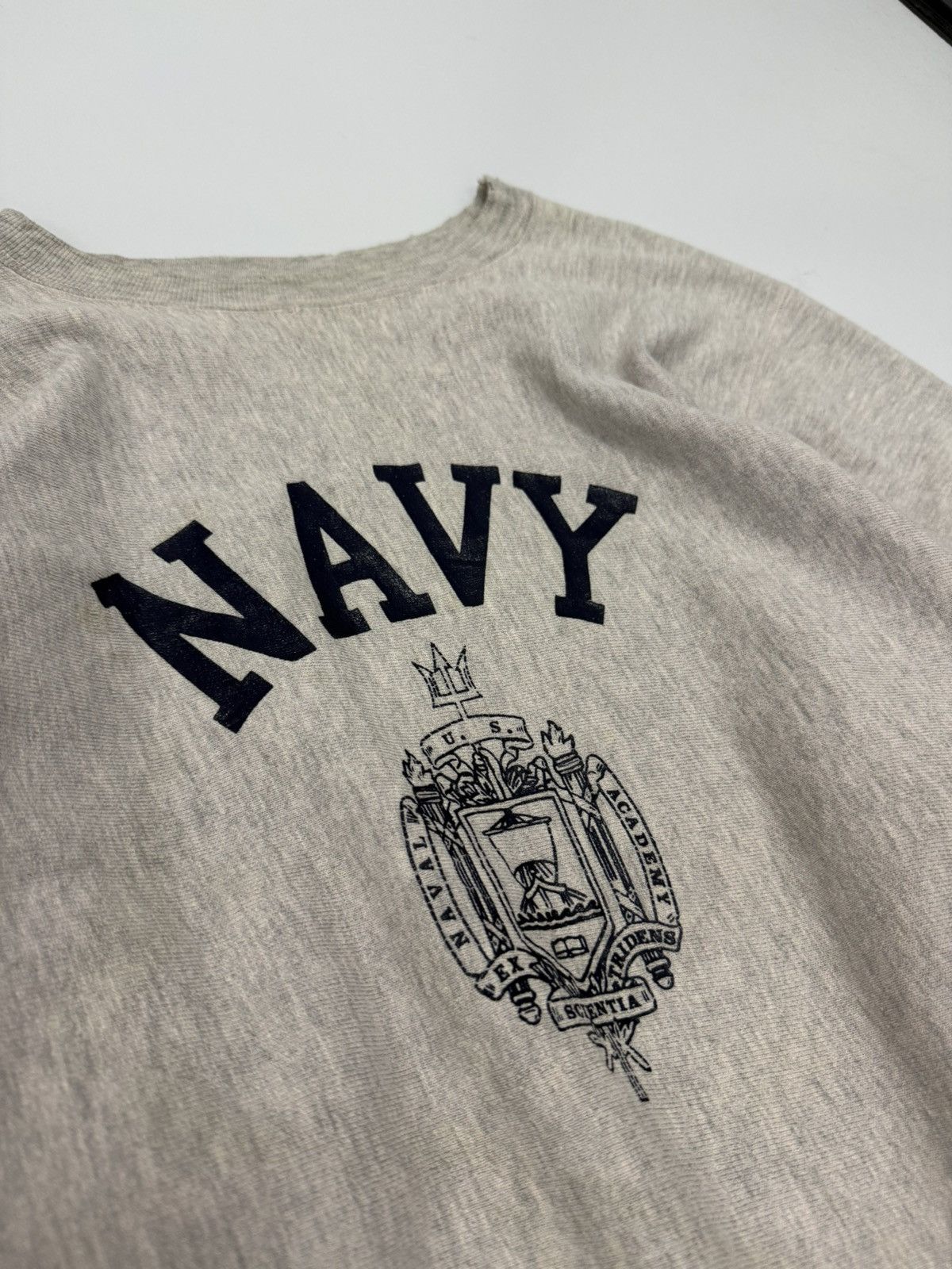 Champion 80s NAVY of Naval Academy R.Weaves Distress Rose Gold inside Size US M / EU 48-50 / 2 - 4 Thumbnail